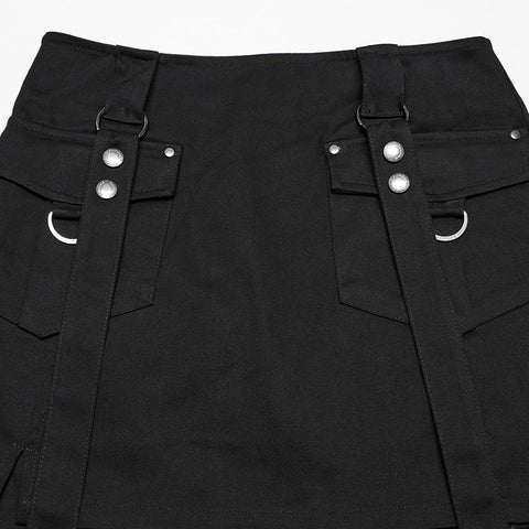 Punk halter neck dress