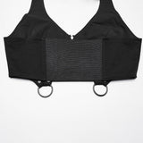 Punk halter neck dress