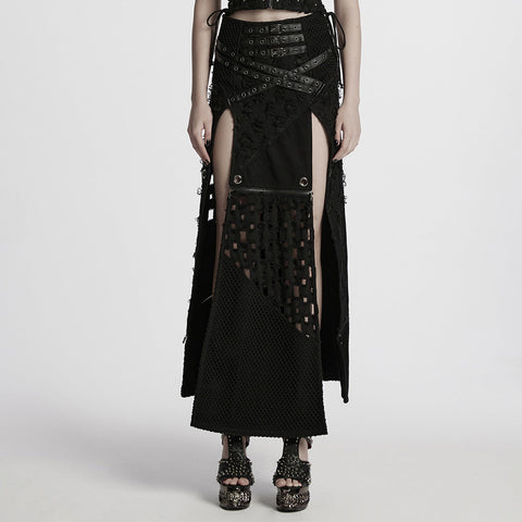 Punk detachable skirt