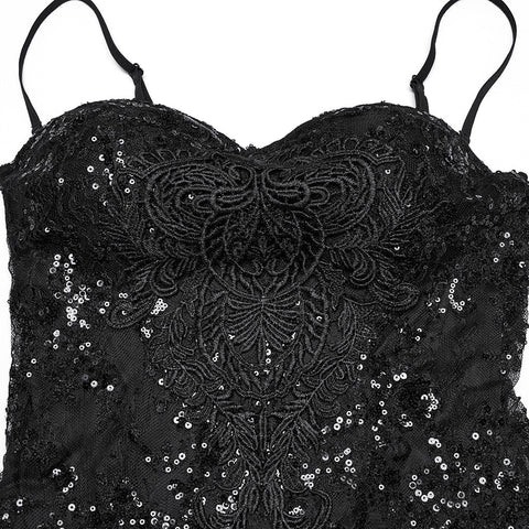Gothic glamorous dress