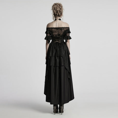 Gothic Elf Off Shoulder Dress
