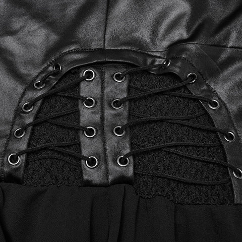 Punk halter neck dress