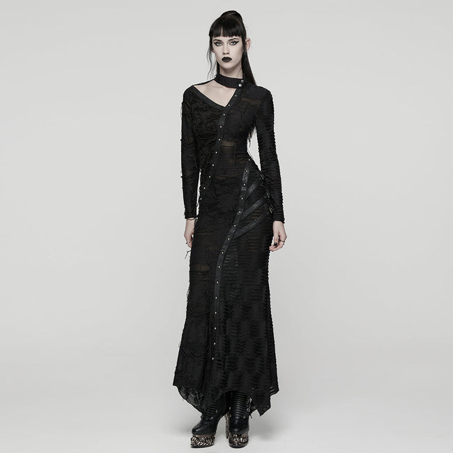 Punk Asymmetric Decadent Dress