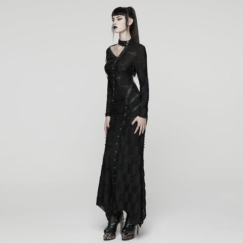 Punk Asymmetric Decadent Dress