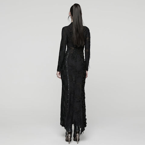 Punk Asymmetric Decadent Dress