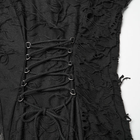 Punk Asymmetric Decadent Dress
