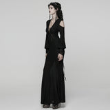 Elegant Goth Sheer Dress