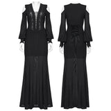 Elegant Goth Sheer Dress