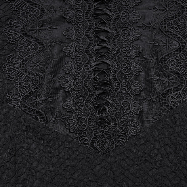 Elegant Goth Sheer Dress