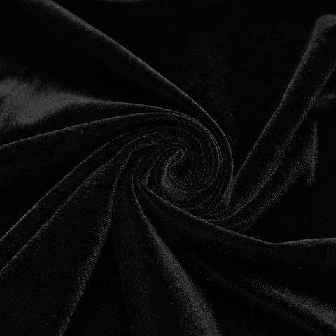 Goth Ruffled Sleeves Velvet Dress