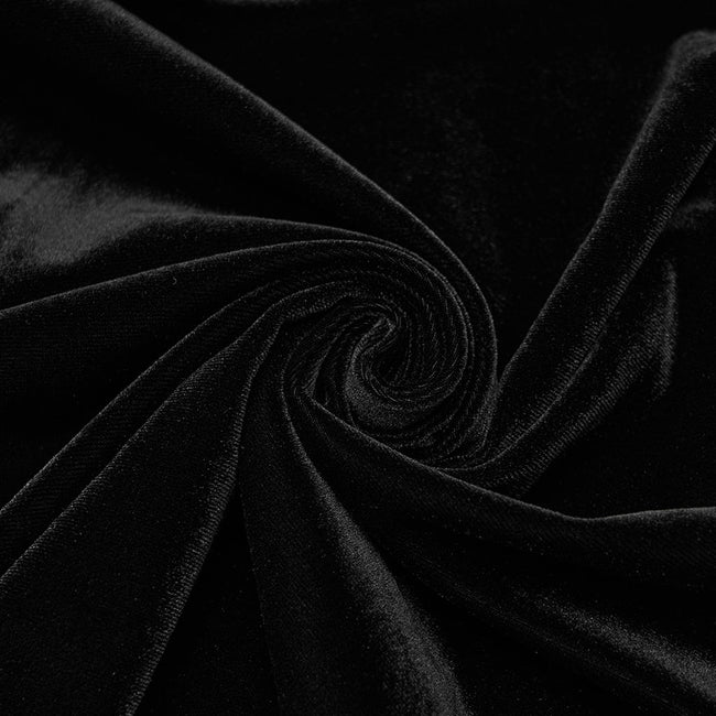 Goth Ruffled Sleeves Velvet Dress