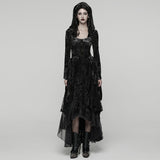 Gothic Hooded Layered Dress
