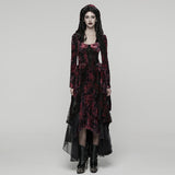 Gothic Hooded Layered Dress