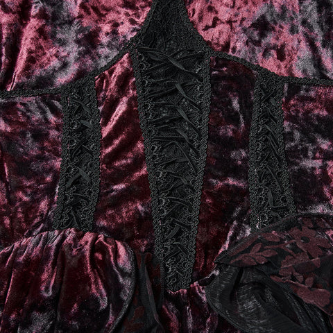 Gothic Hooded Layered Dress