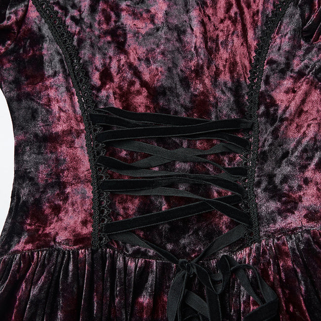 Gothic Hooded Layered Dress