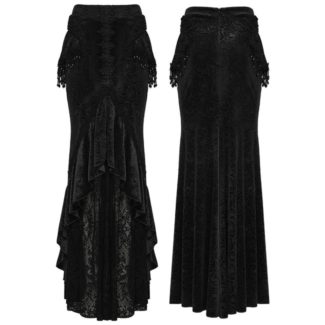 Goth Gorgeous Fishtail Skirt