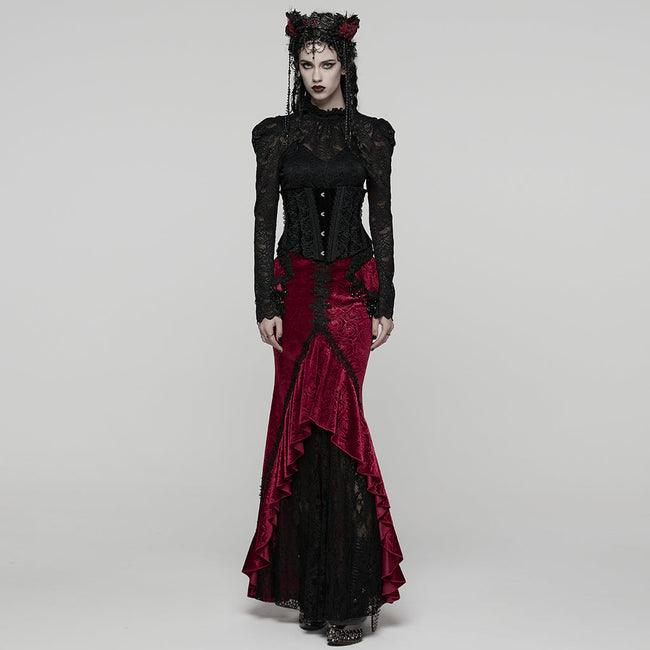 Goth Gorgeous Fishtail Skirt
