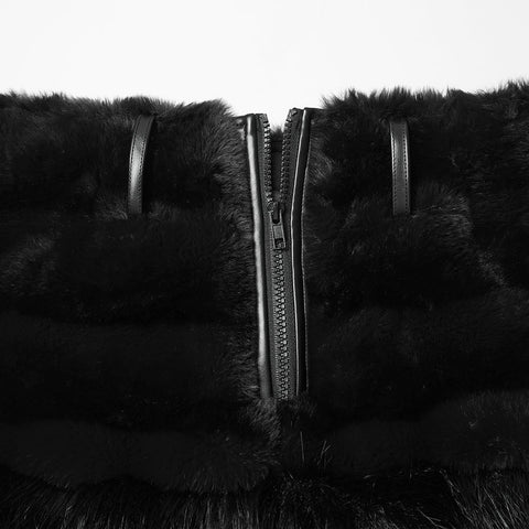 Punk Ultra-Soft Fur Skirt