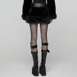 Punk Ultra-Soft Fur Skirt