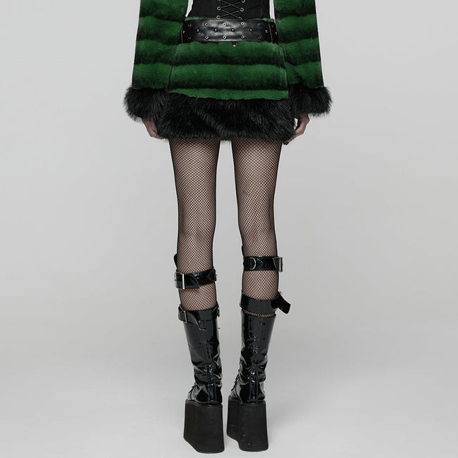 Punk Ultra-Soft Fur Skirt