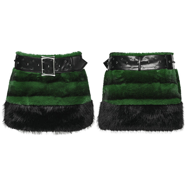 Punk Ultra-Soft Fur Skirt