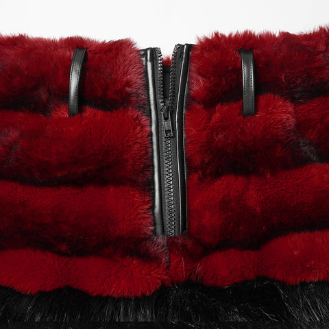 Punk Ultra-Soft Fur Skirt