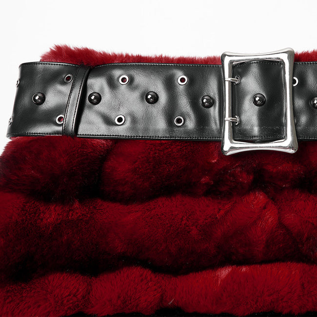 Punk Ultra-Soft Fur Skirt