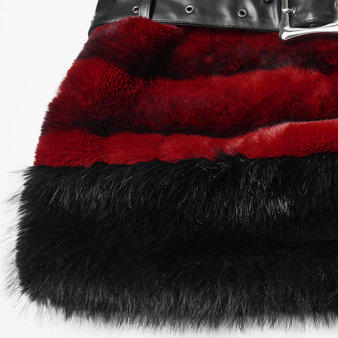 Punk Ultra-Soft Fur Skirt