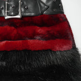 Punk Ultra-Soft Fur Skirt