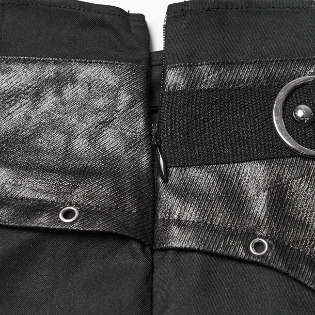 Punk Pleated Mini Skirt