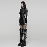 Punk Rebellious Sheer Mesh Dress