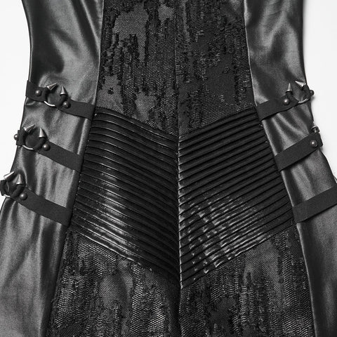 Punk Rebellious Sheer Mesh Dress