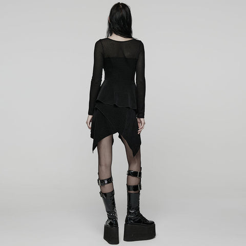 Punk Multi-layered  Irregular Dress