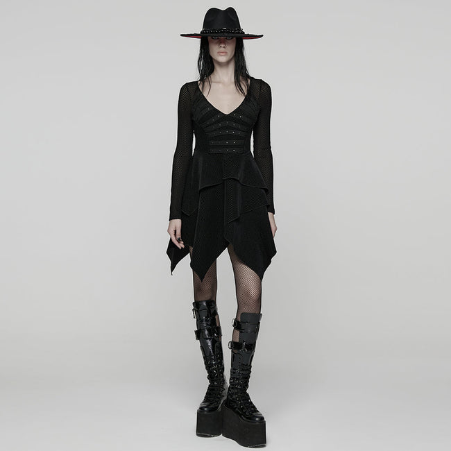Punk Multi-layered  Irregular Dress