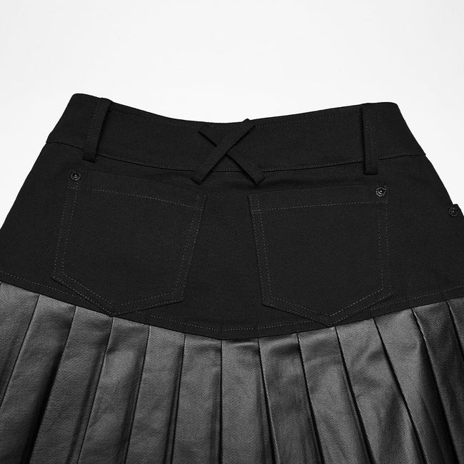 Cyberpunk one-piece Pleated Skirt