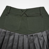 Cyberpunk one-piece Pleated Skirt
