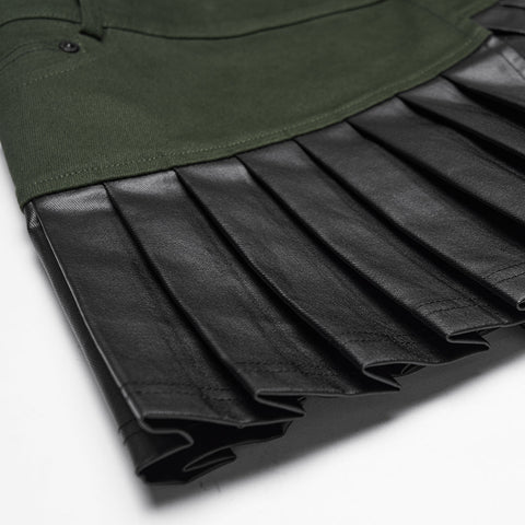 Cyberpunk one-piece Pleated Skirt