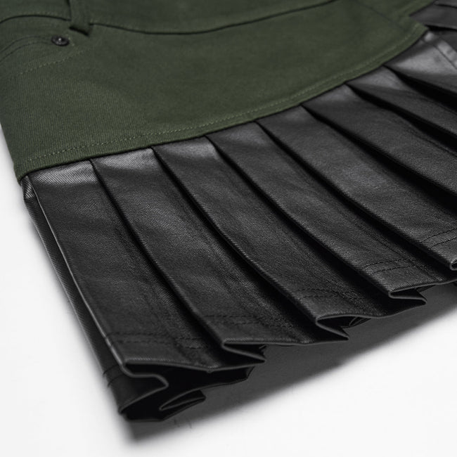 Cyberpunk one-piece Pleated Skirt