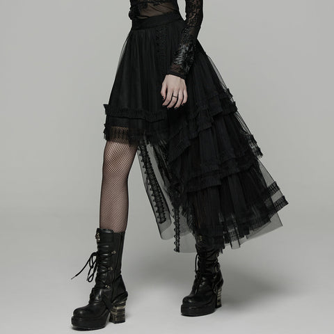 Goth Mesh Skirt