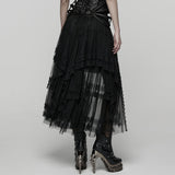 Goth Mesh Skirt