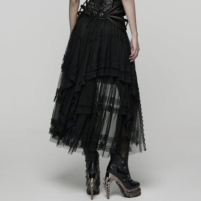 Goth Mesh Skirt