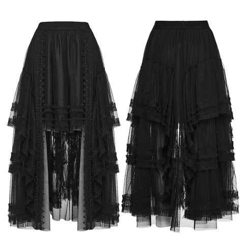 Goth Mesh Skirt
