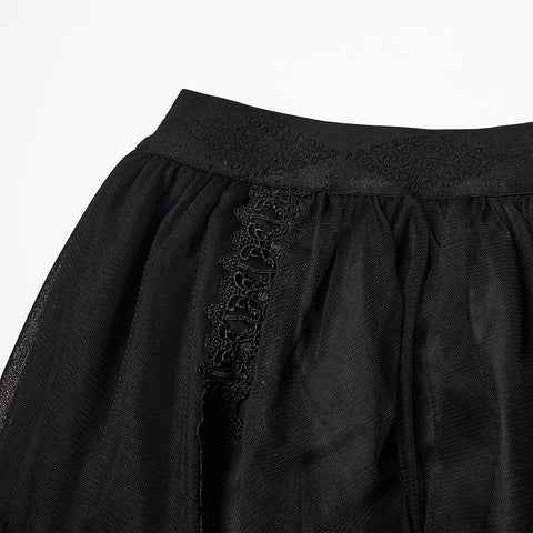 Goth Mesh Skirt