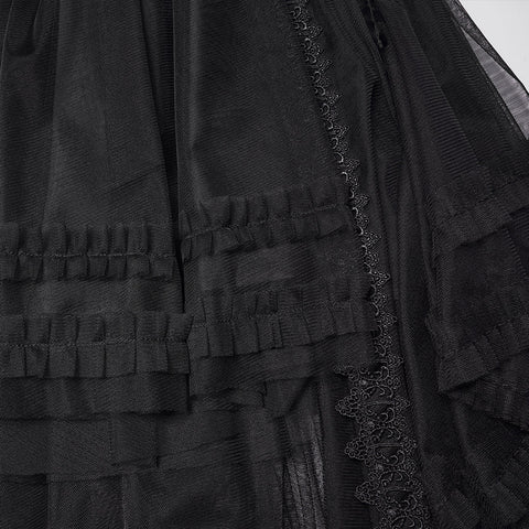 Goth Mesh Skirt
