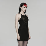 Goth sexy slip dress