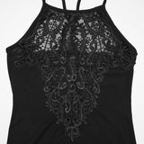 Goth sexy slip dress