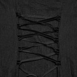 Goth Decal Visual Slip Dress