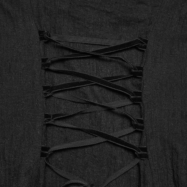 Goth Decal Visual Slip Dress