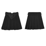 2026 Cyberpunk pleated skirt
