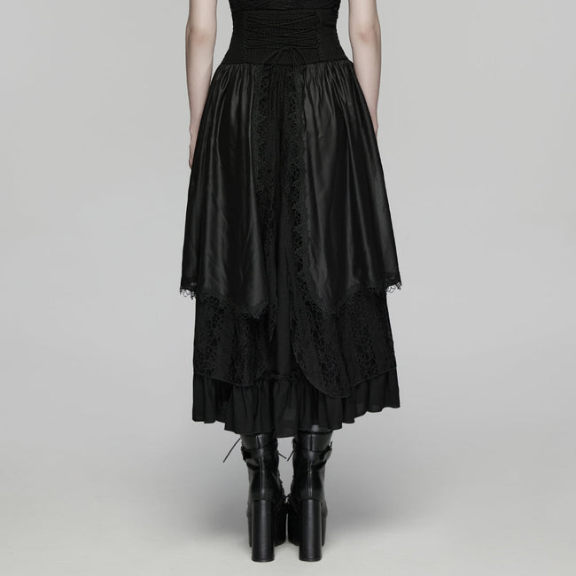 Forest Gothic Multi layered Skirt